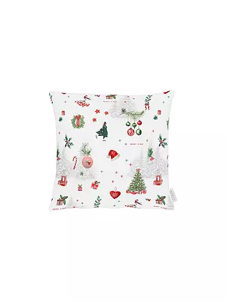 APELT | Weihnachts Kissenhülle 40x40cm SEASON Weiss | 